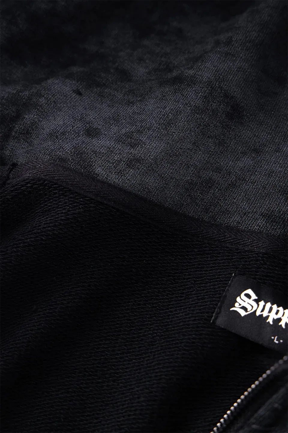 Faux Fur Cross Zip Hoodie