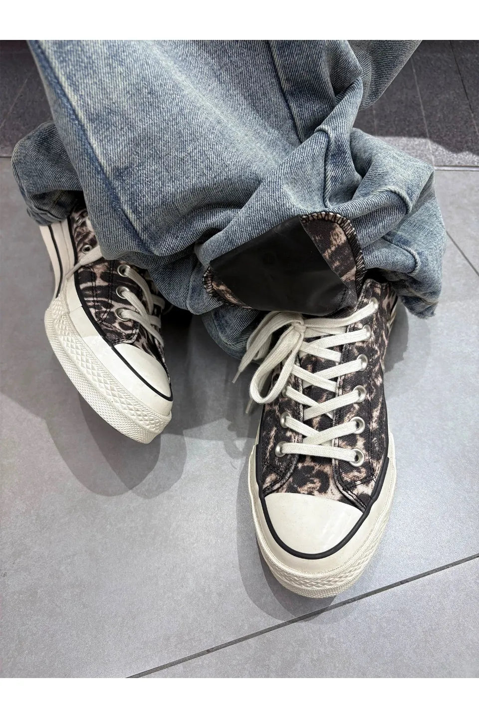 1970s Sexy Star Canvas Shoes