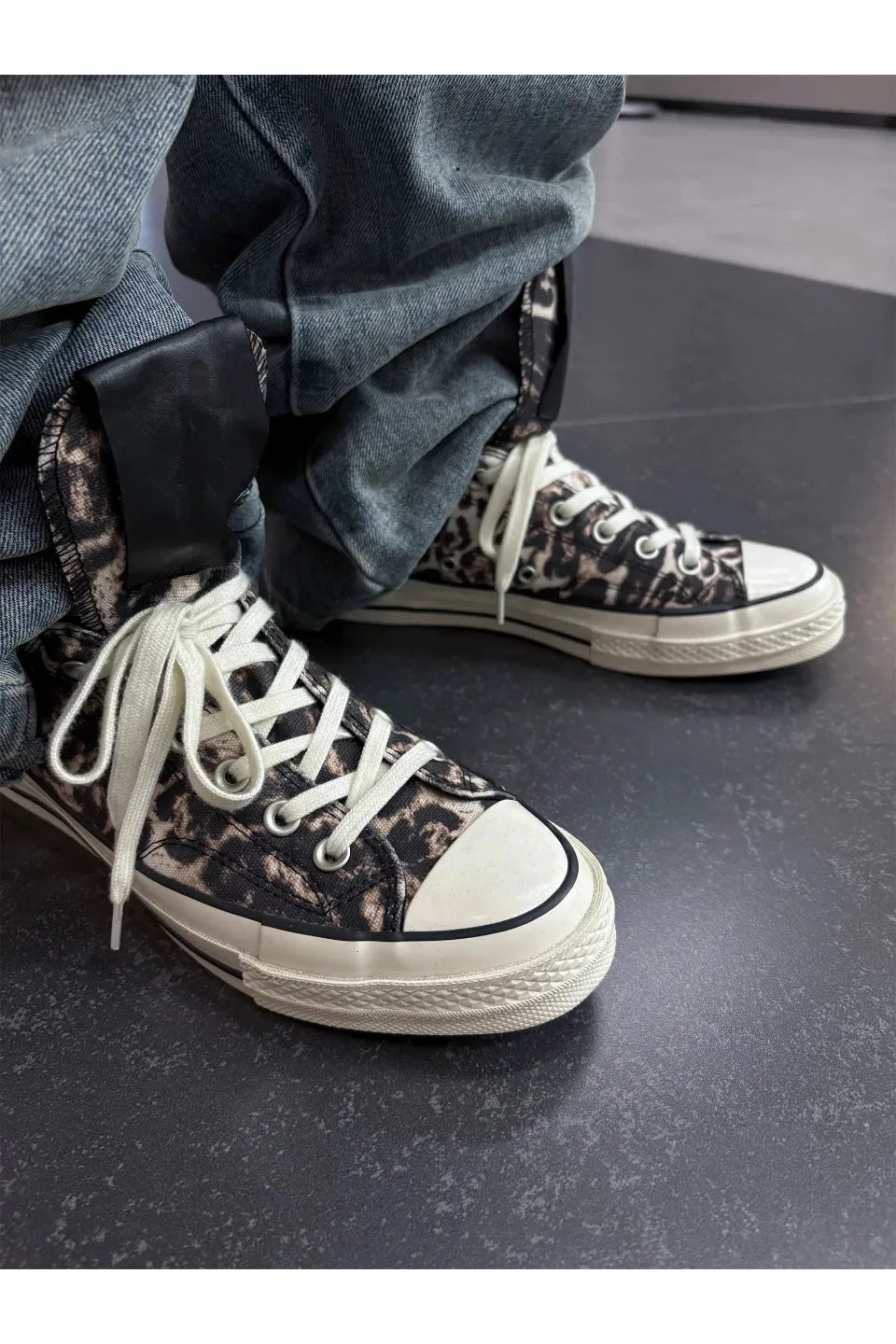 1970s Sexy Star Canvas Shoes