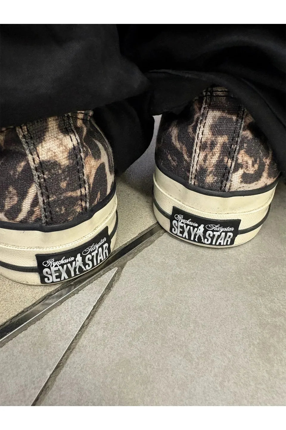 1970s Sexy Star Canvas Shoes