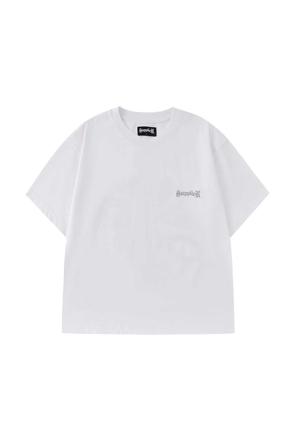 SUPPLIER(サプライヤー) - 2-Tone Rhinestone Cross Tee SUPPLIER(サプライヤー) - 2-Tone Rhinestone Cross Tee