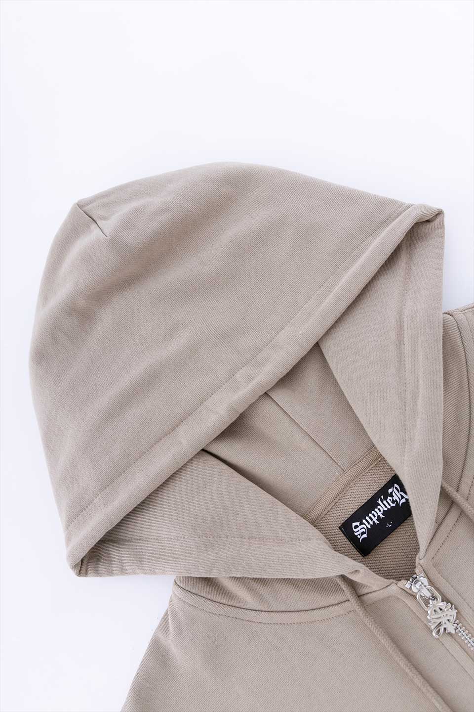 SUPPLIER(サプライヤー) - 2-Tone Rhinestone Cross Zip Hoodie 2