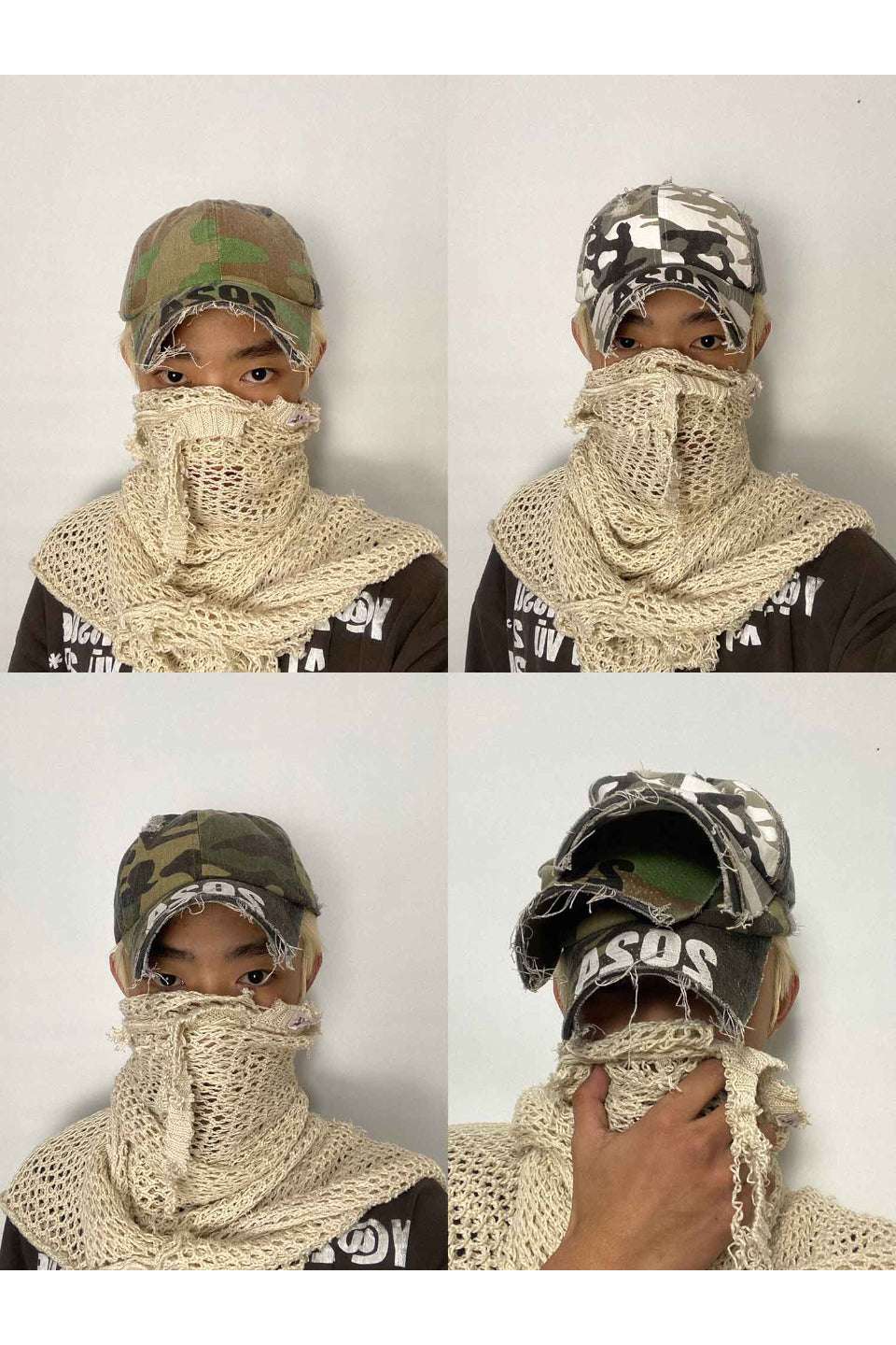 2024 Washed Distressed Camo Cap