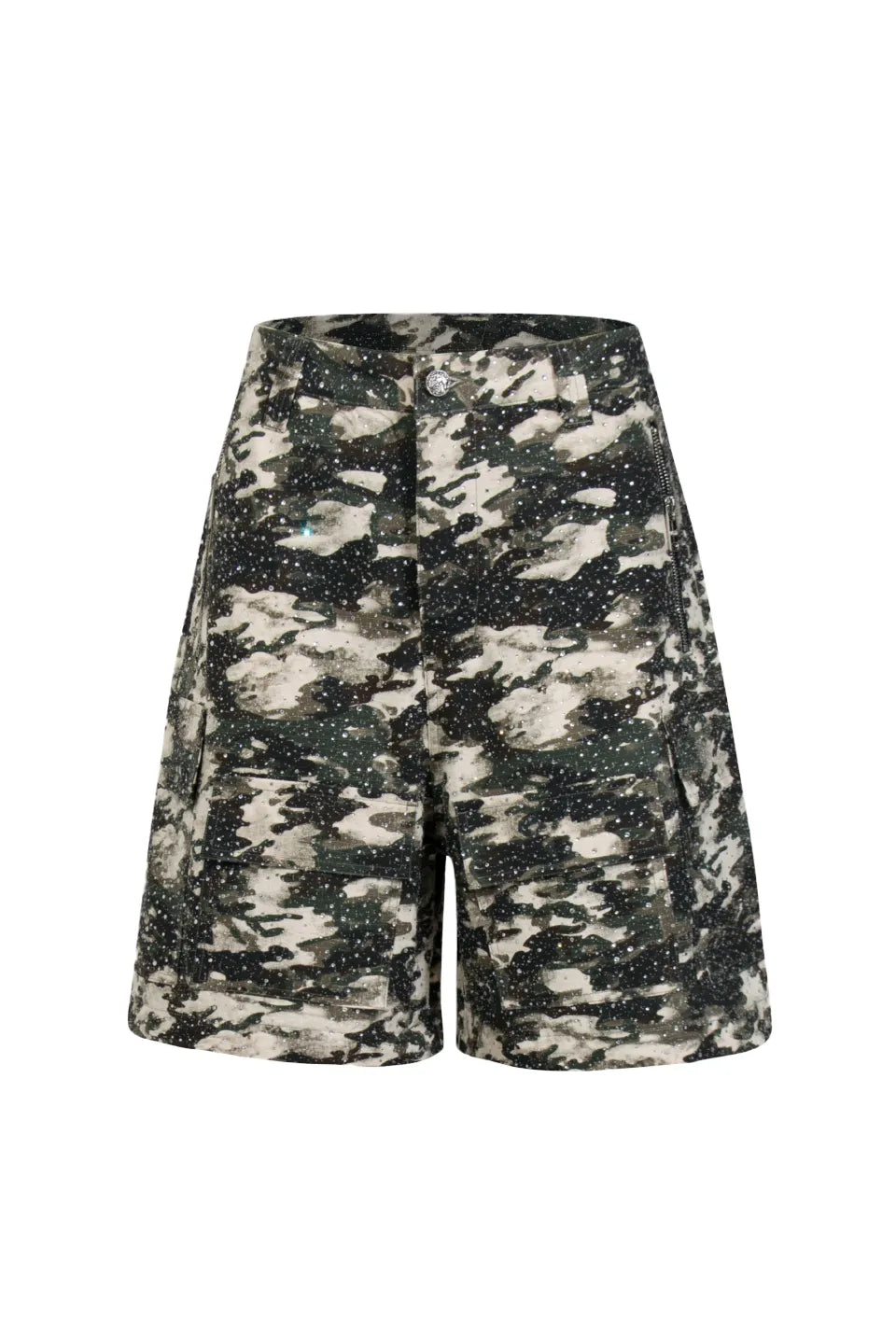 う*お様 BE A DEVIL 18K Diamonds Cargo Pants BE A DEVIL | 3D Printed Camo 18K Diamonds Cargo Pants