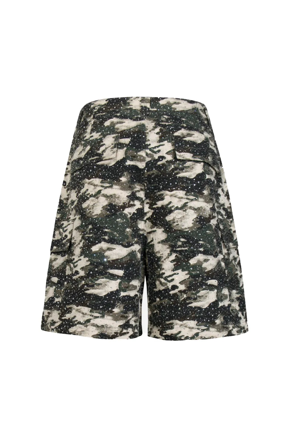 3D Printed Camo 18K Diamonds Cargo Pants