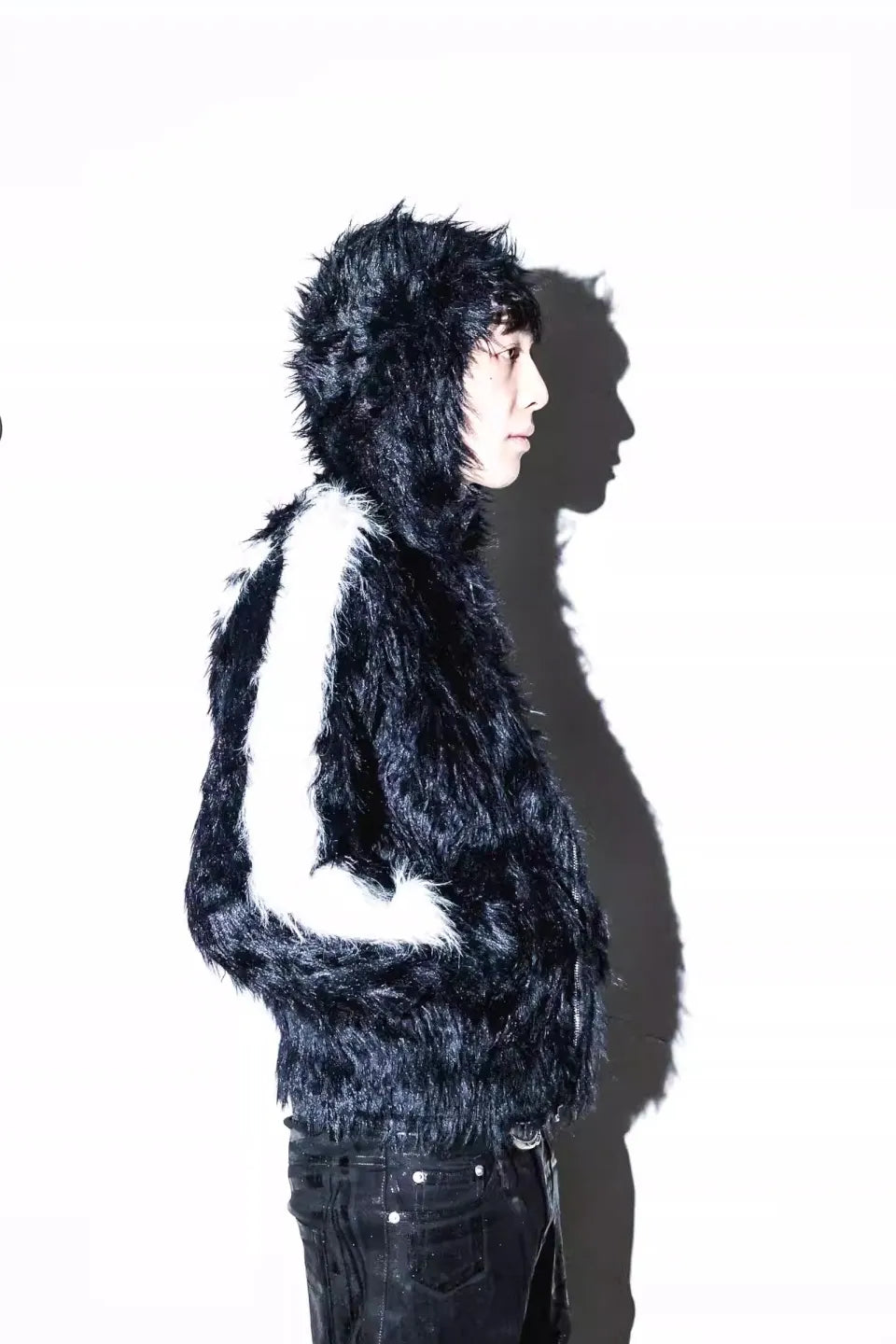 3MANON III Fur Hoodie