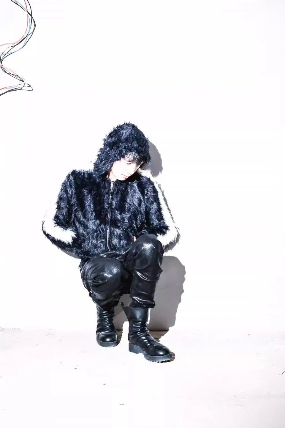 3MANON III Fur Hoodie