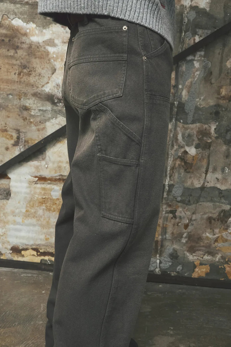 Aged Brown Carpenter Pants