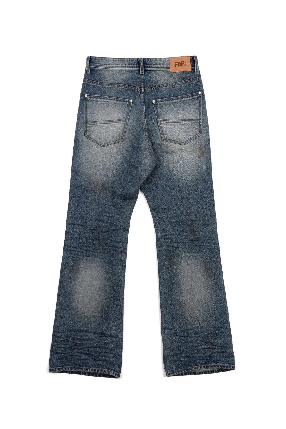 Aged Flare Jeans