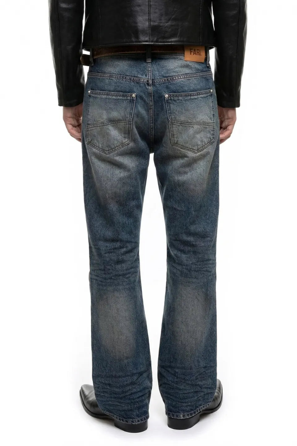 Aged Flare Jeans