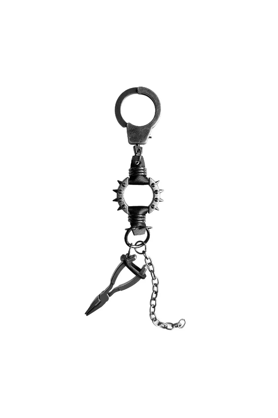 Aged Hardware Bone Key Pendant