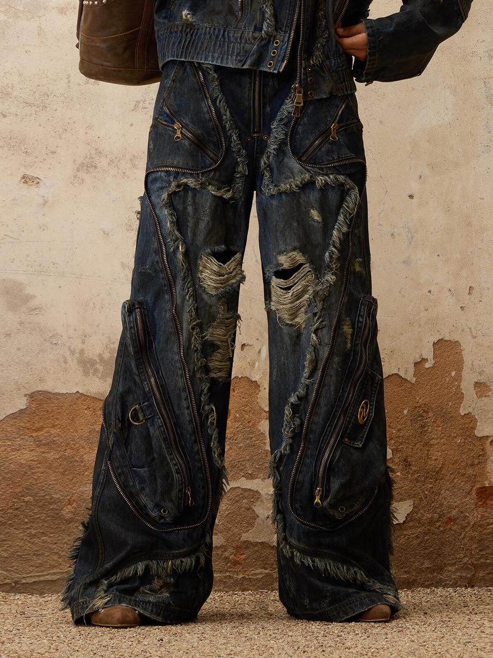 Alien Dirty Denim Jeans