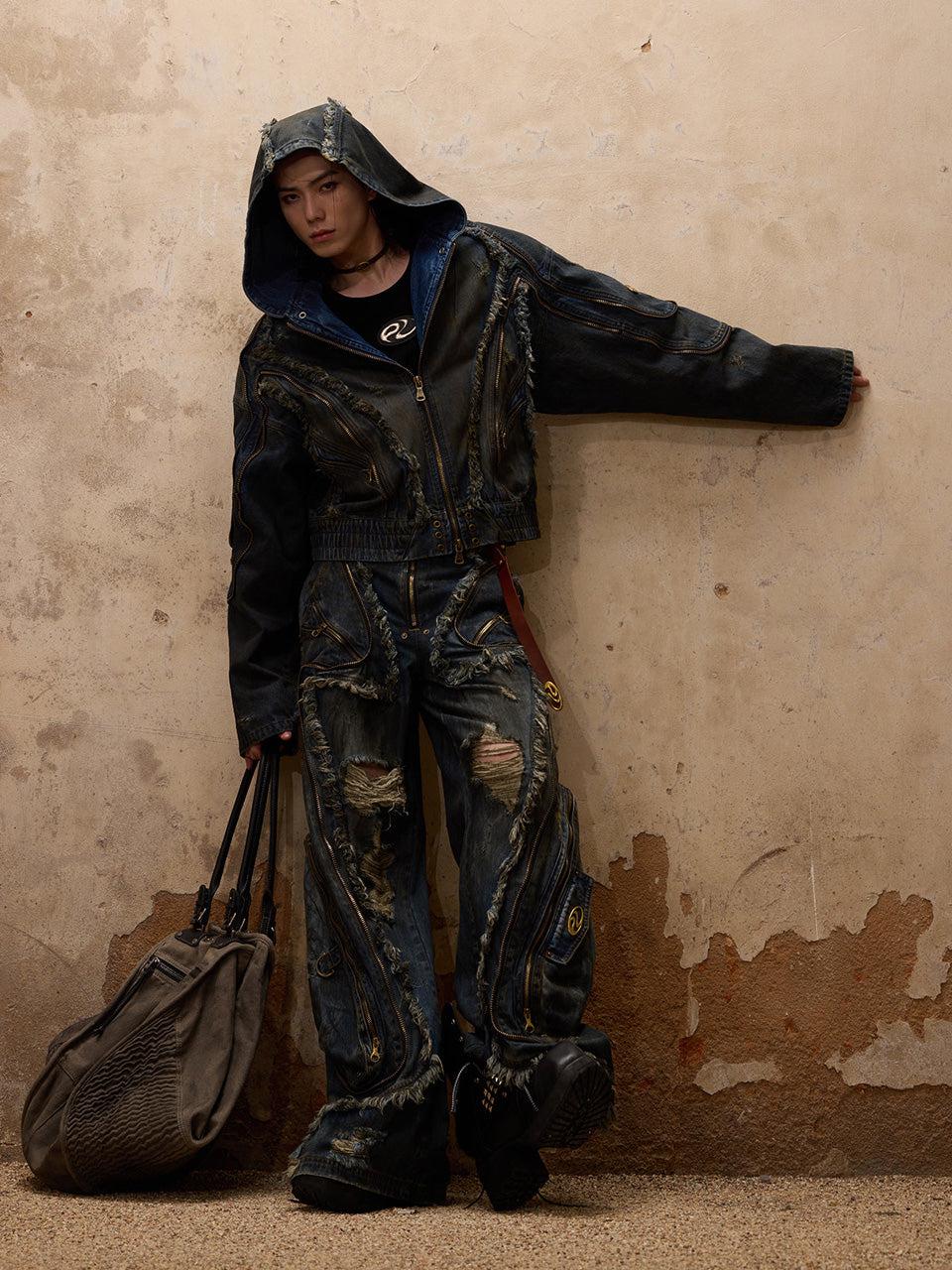 Aliens Dirty Denim Coat