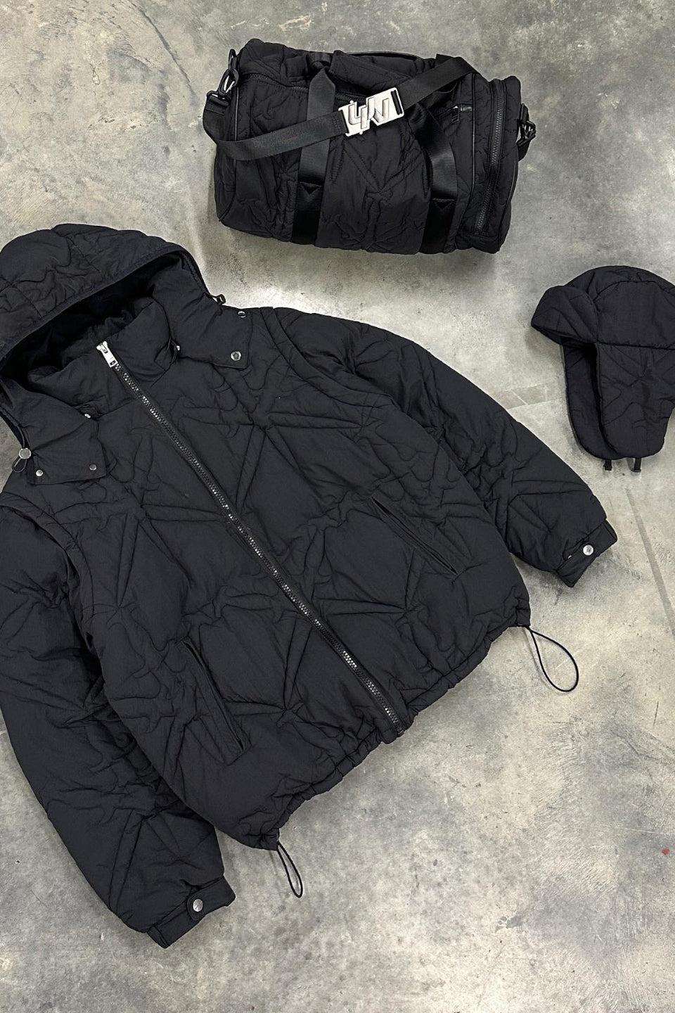 All Over Dagger EMB Light Padded Jacket