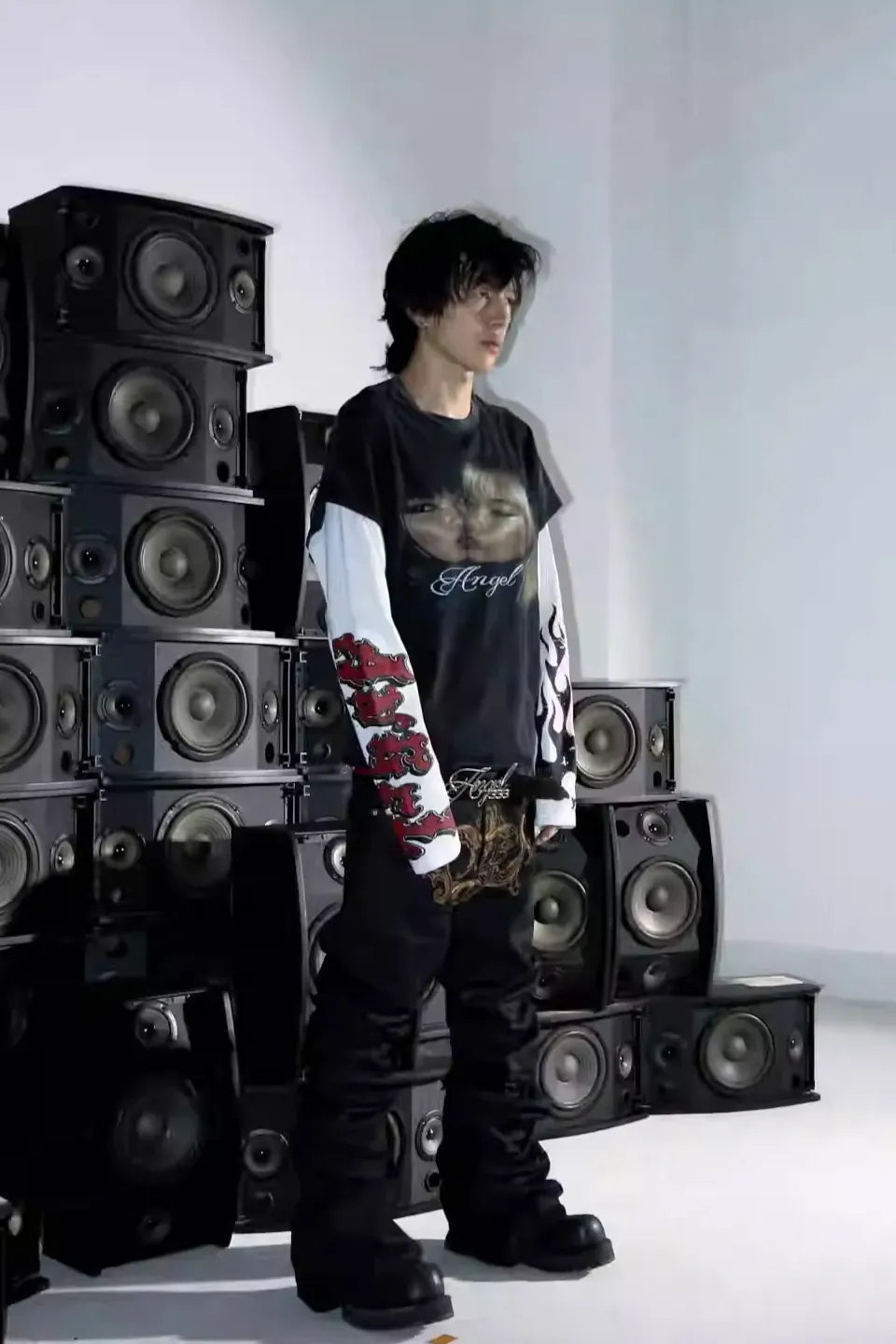 Angel Layered LS Tee