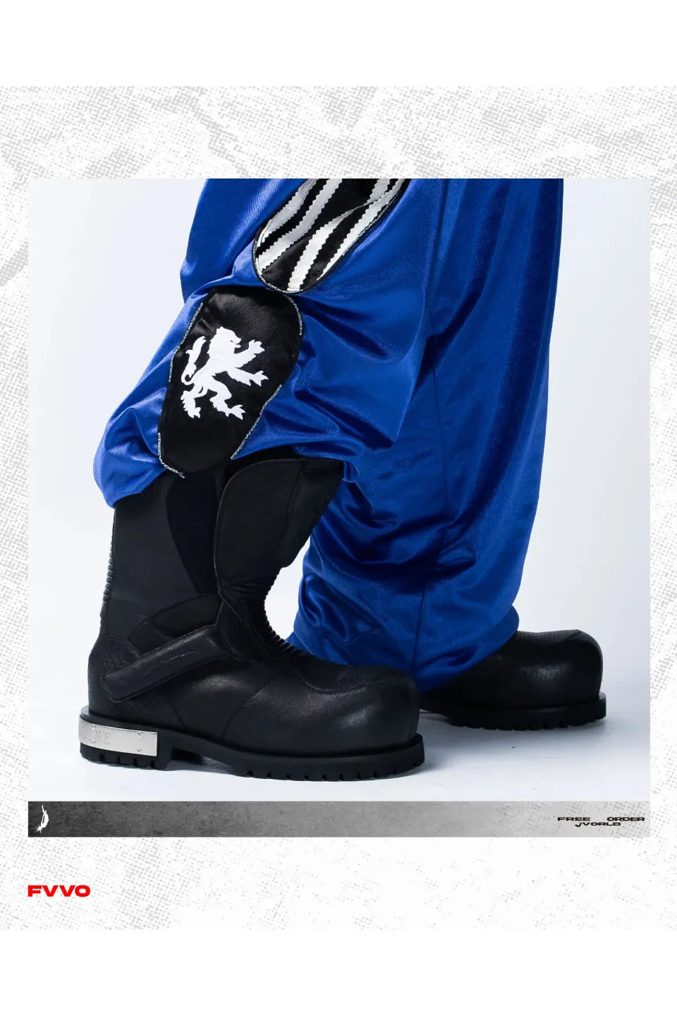 Armored Leather Mid Boots