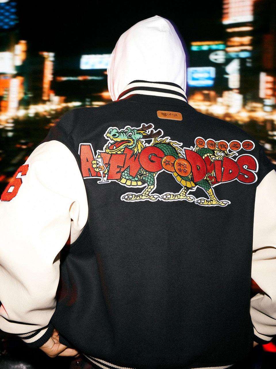 A Few Good Kids - Asian Night Kids Dragon Baseball Jacket AFGK ...