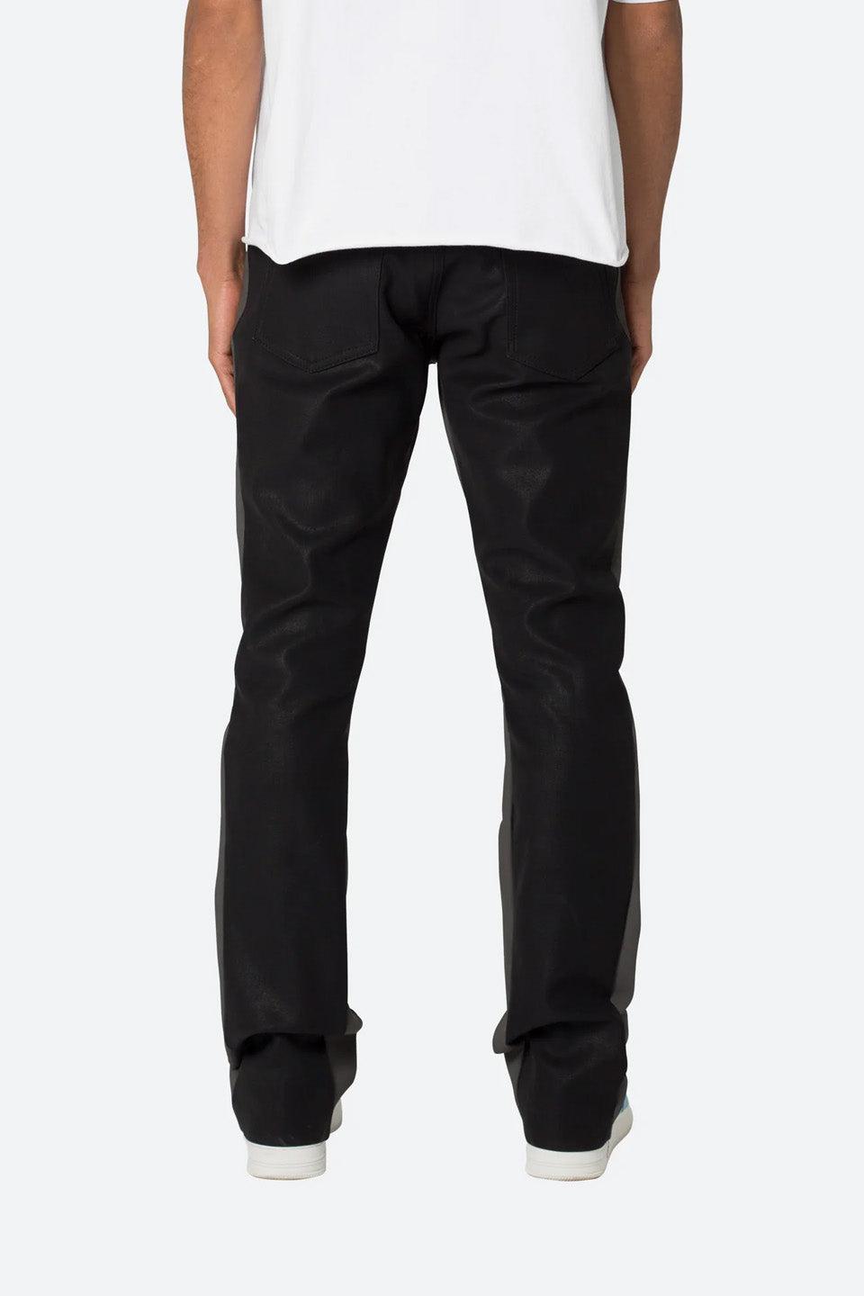 B518 Leather Flare Pants