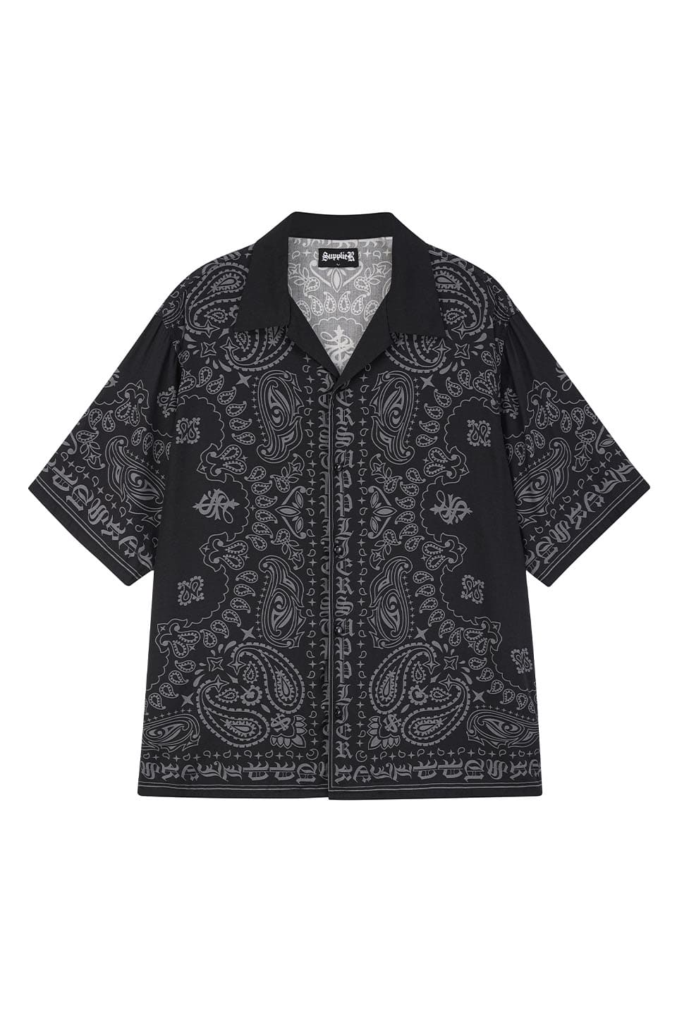 ボーイズマーケット Bandana OpenCollar Shirt ボーイズマーケット Bandana OpenCollar Shirt - トップスクラシック