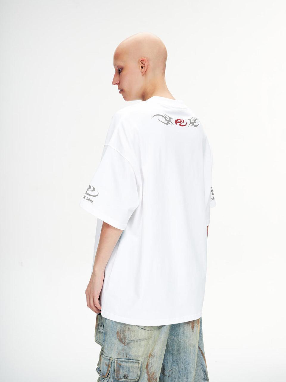 Basic Logo Washed Oversized T-shirt