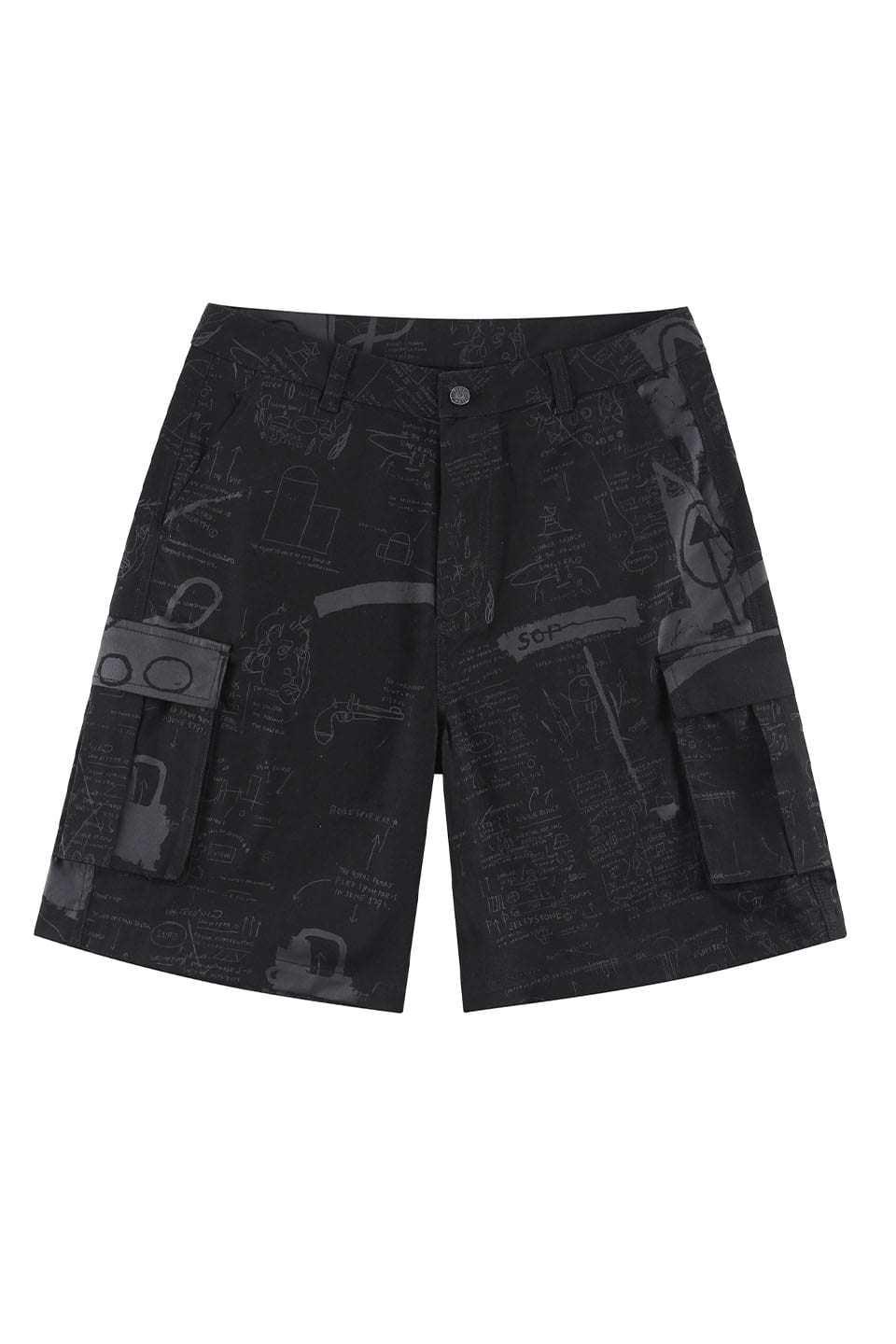 Basquiat Tuxedo Shorts