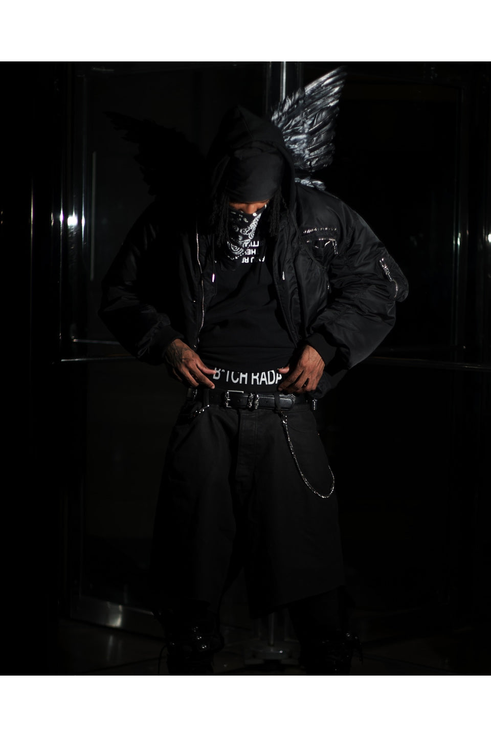 国内で当店のみ RYE CHASIN - *B*tch Radar Underwear* RYE CHASIN ライチェイシン|Bitch Rader Logo Boxer Shorts