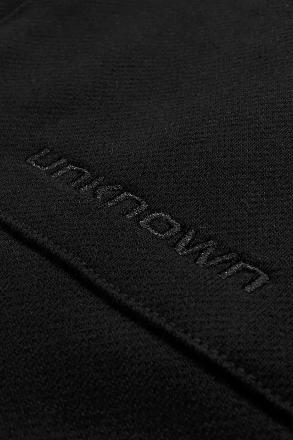 Black on Black Dagger Embroidery Shorts