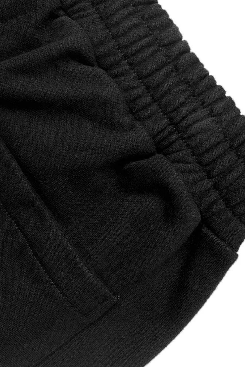 Black on Black Dagger Embroidery Shorts