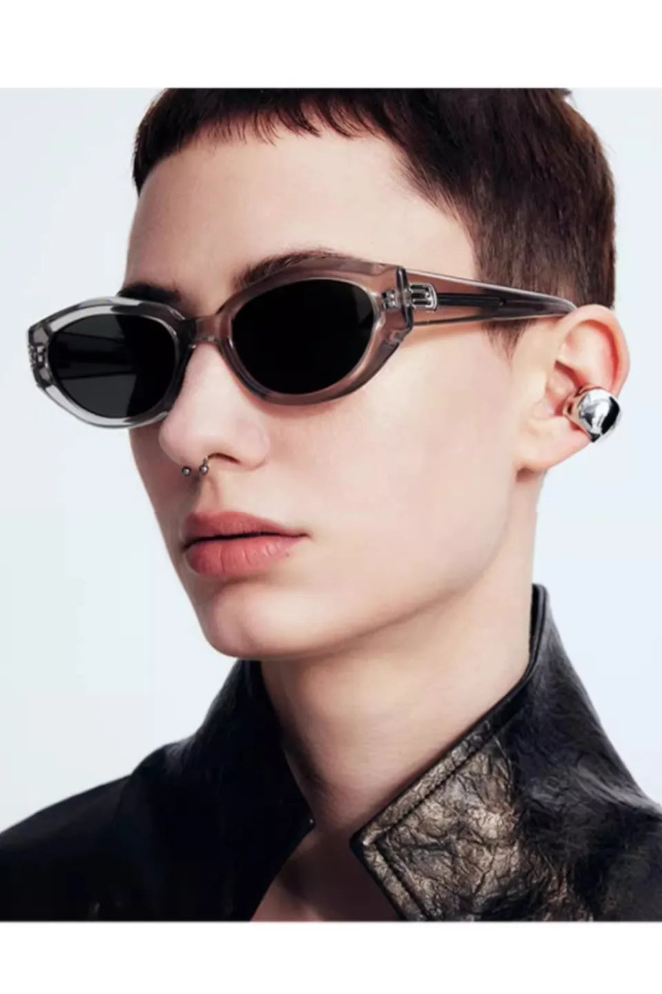 Block Oval Sunglasses