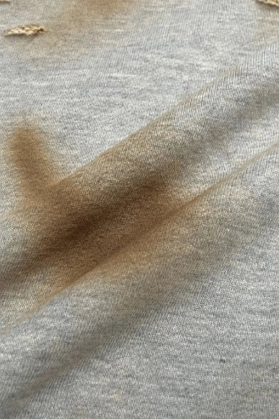 Bloodstain Washed Distressed Zip Hoodie