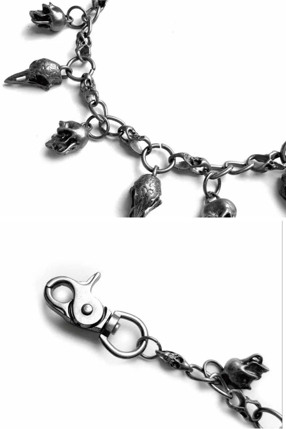 Bone Skeleton Alloy Wallet Chain
