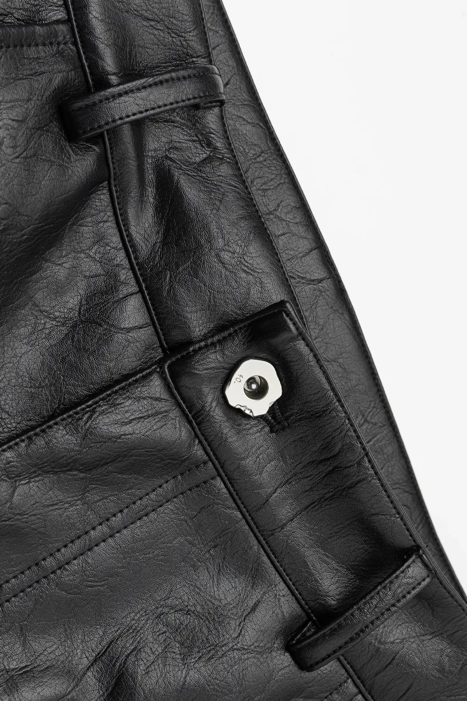 Bullet Flare Leather Pants