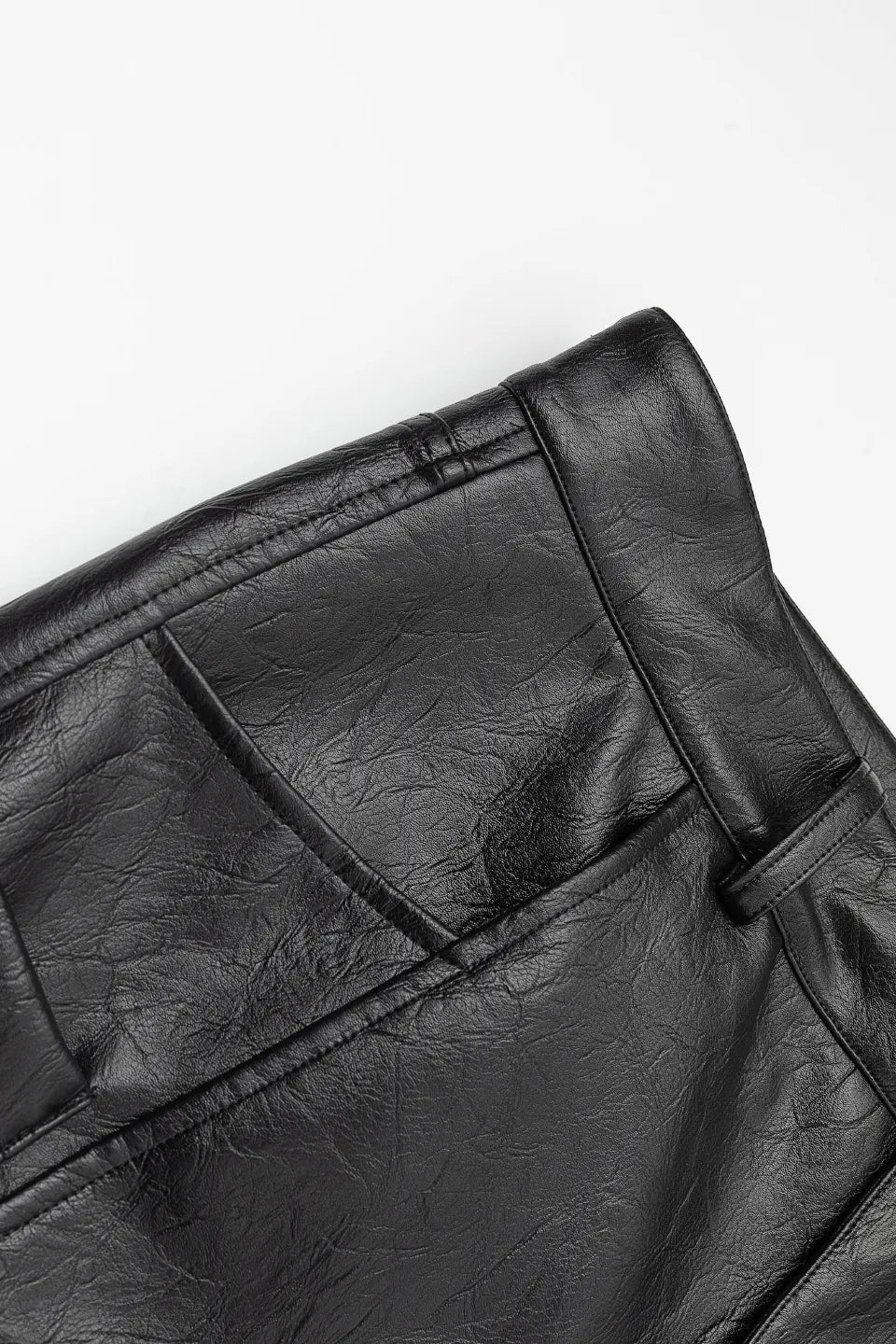 Bullet Flare Leather Pants