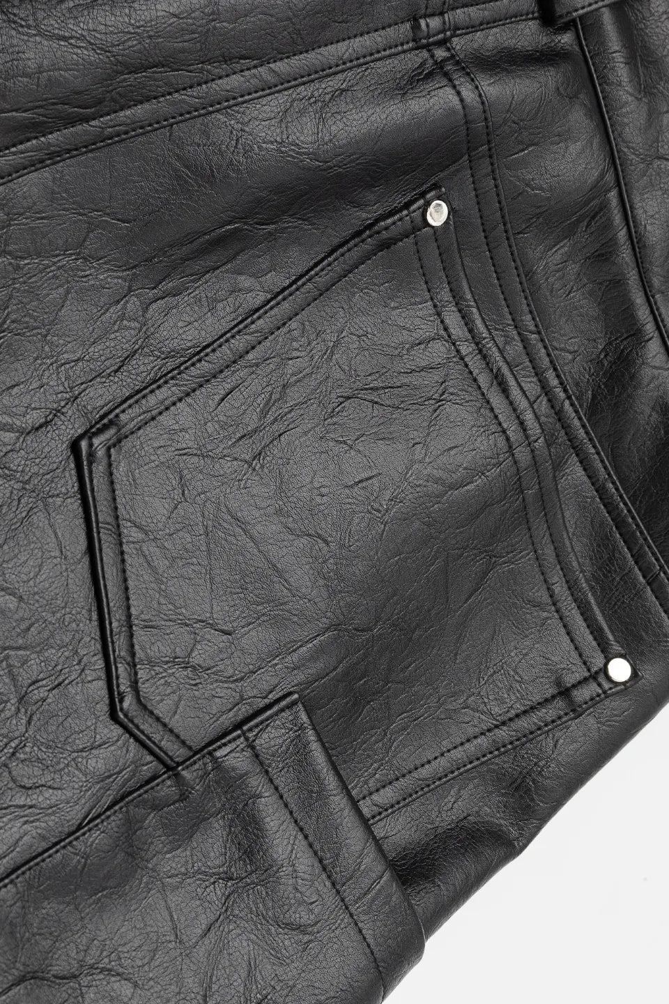 Bullet Flare Leather Pants