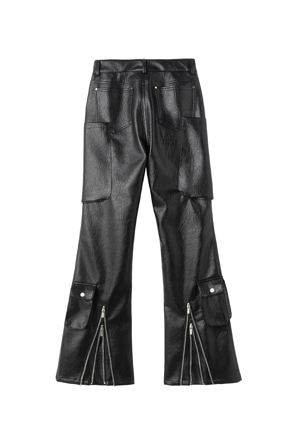 Bullet Flare Leather Pants