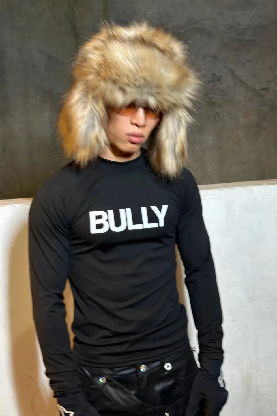 Bully Graphic Stretch Racing LS Tee
