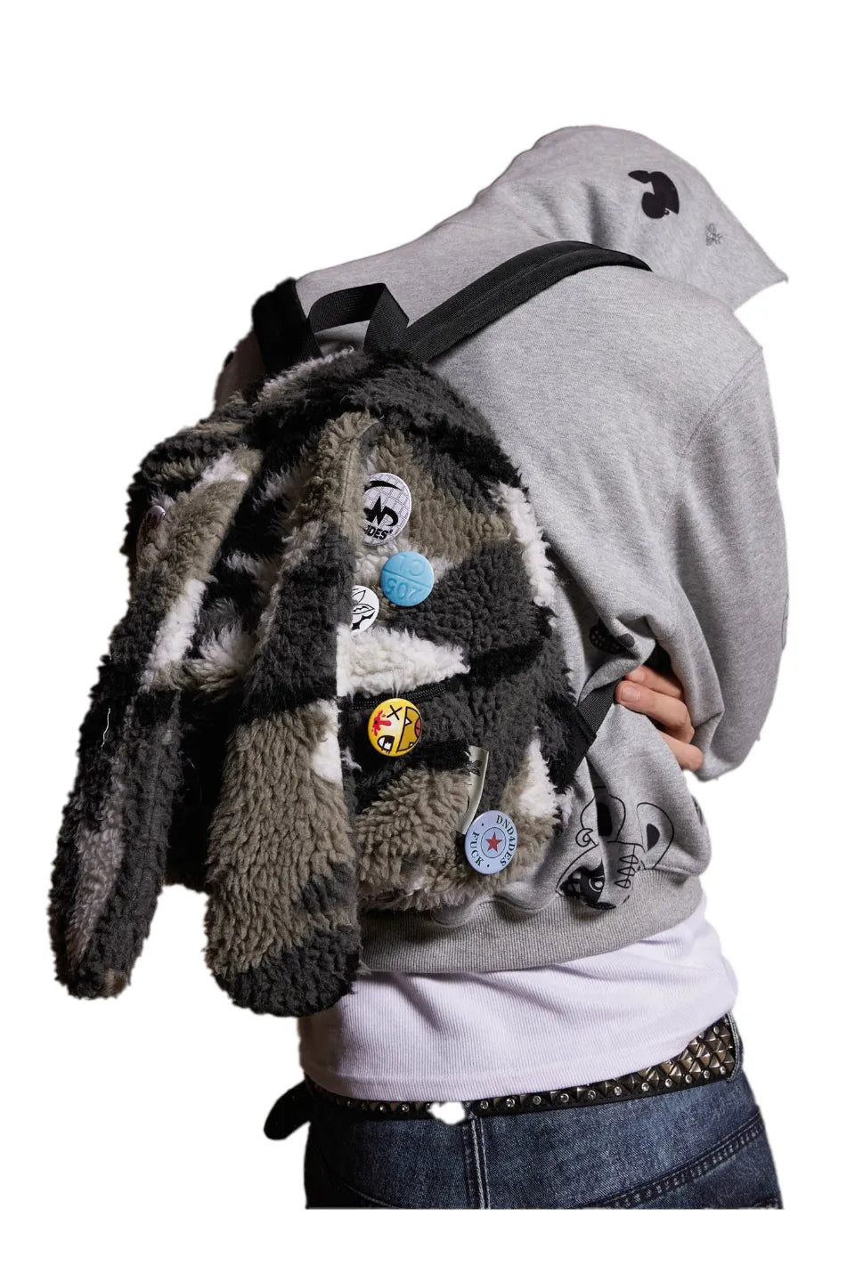 Bunny Ear Plush Backpack