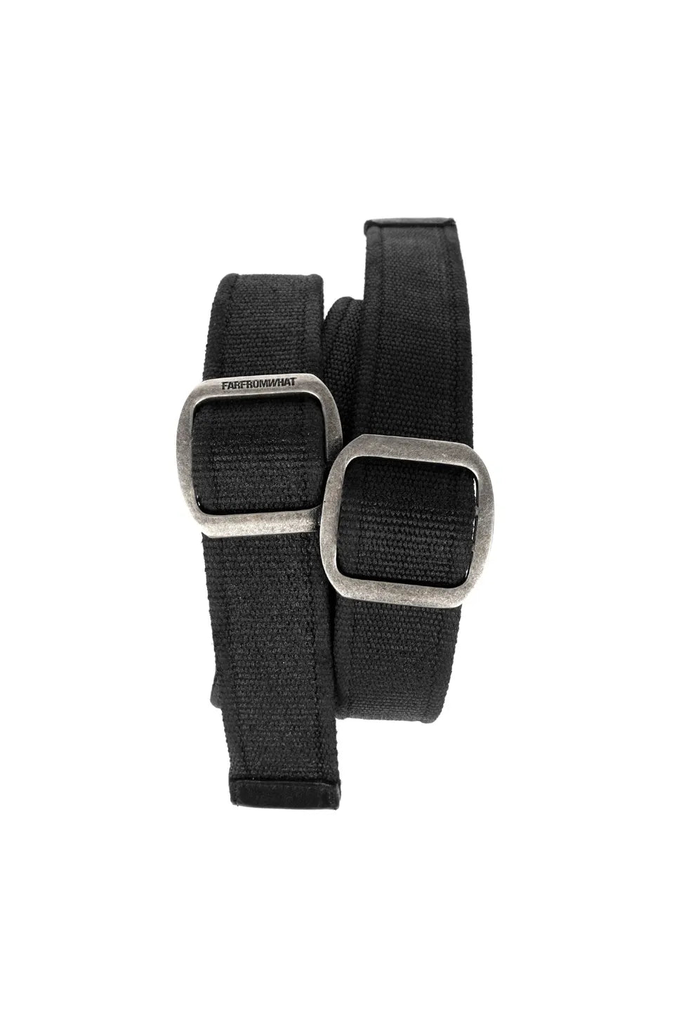 Coated Double Buckle Woven Belt