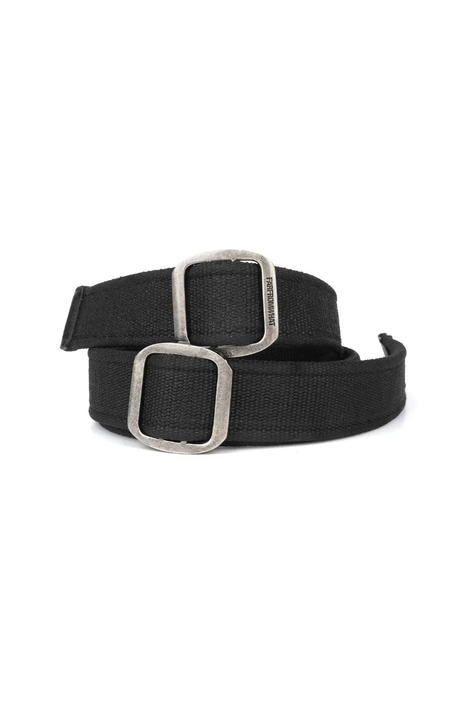 Coated Double Buckle Woven Belt