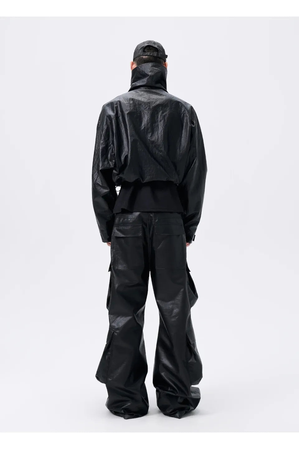 Coated Multi Cargo Pants