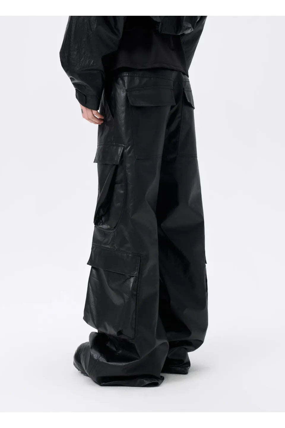 Coated Multi Cargo Pants