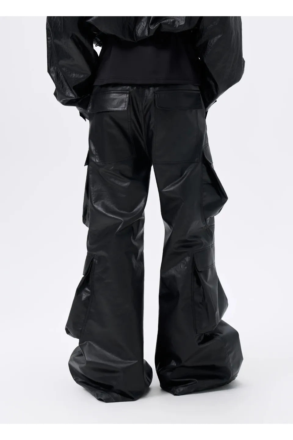 Coated Multi Cargo Pants