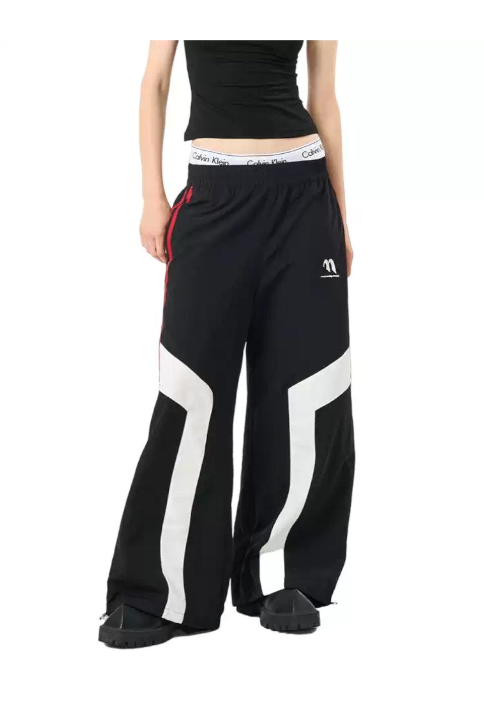 Color Blocking Racing Pants