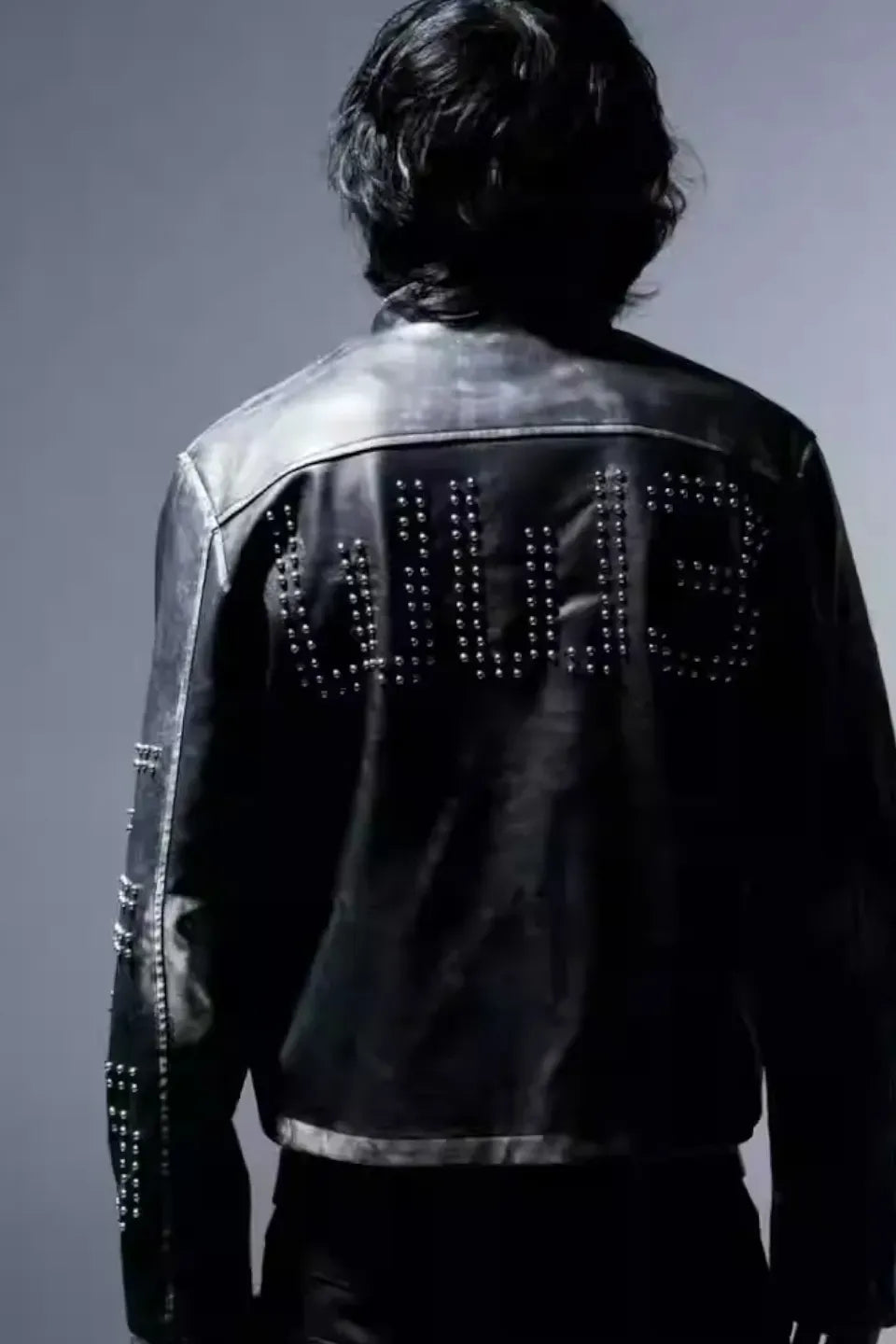 Color Burning Studded Jacket