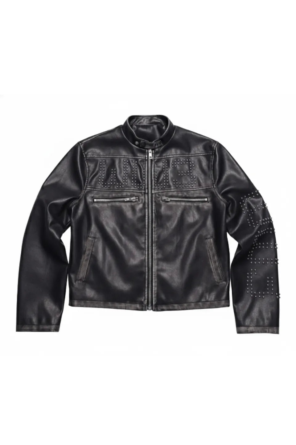 Color Burning Studded Jacket