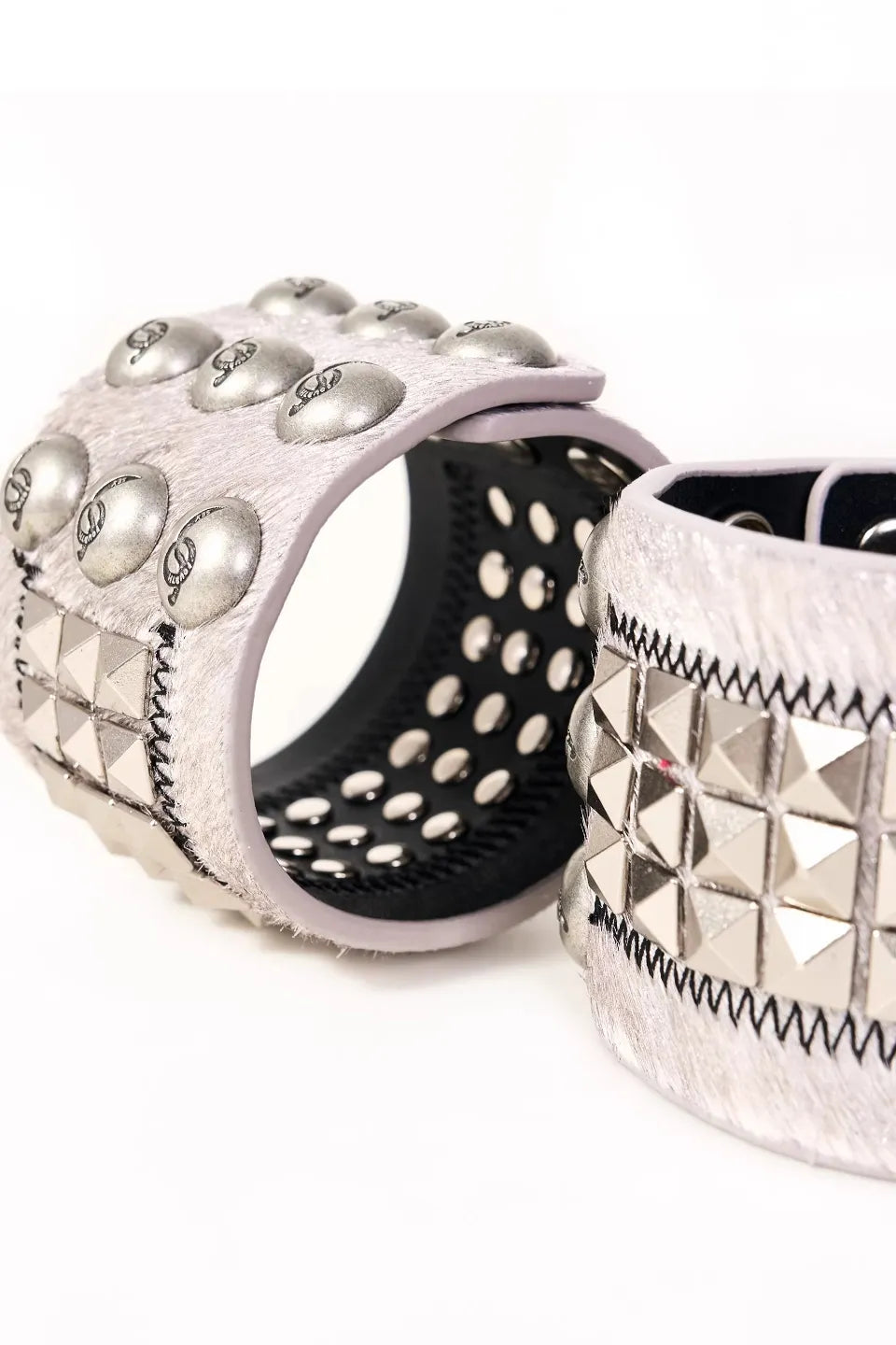 Cowhide Studded Bracelet