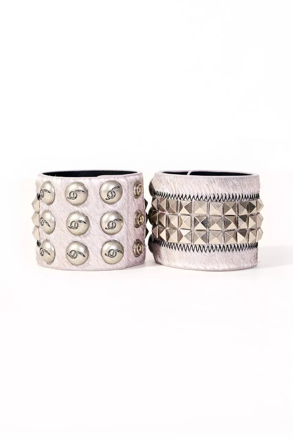 Cowhide Studded Bracelet