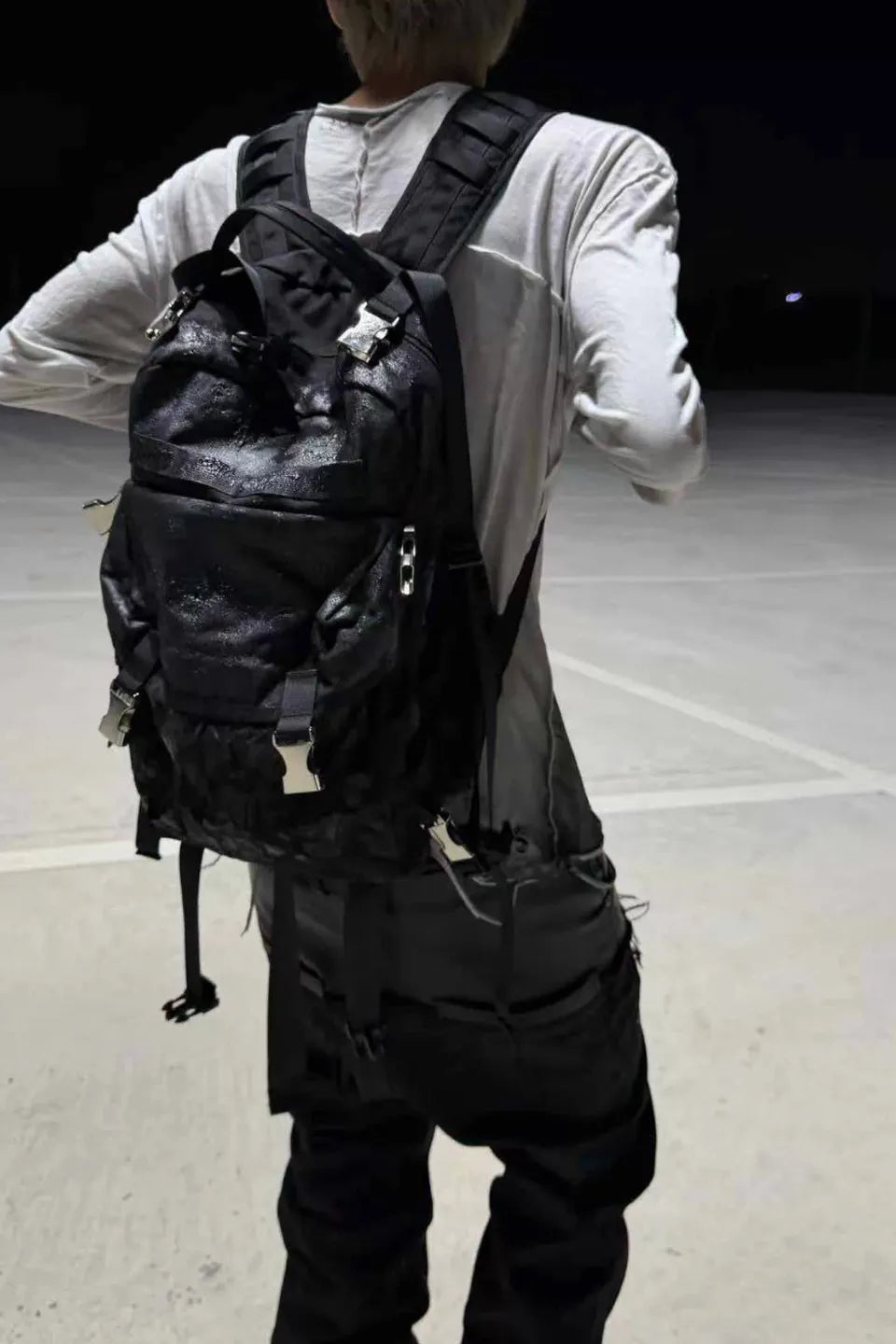 Cracked Texture Tactical Backpack