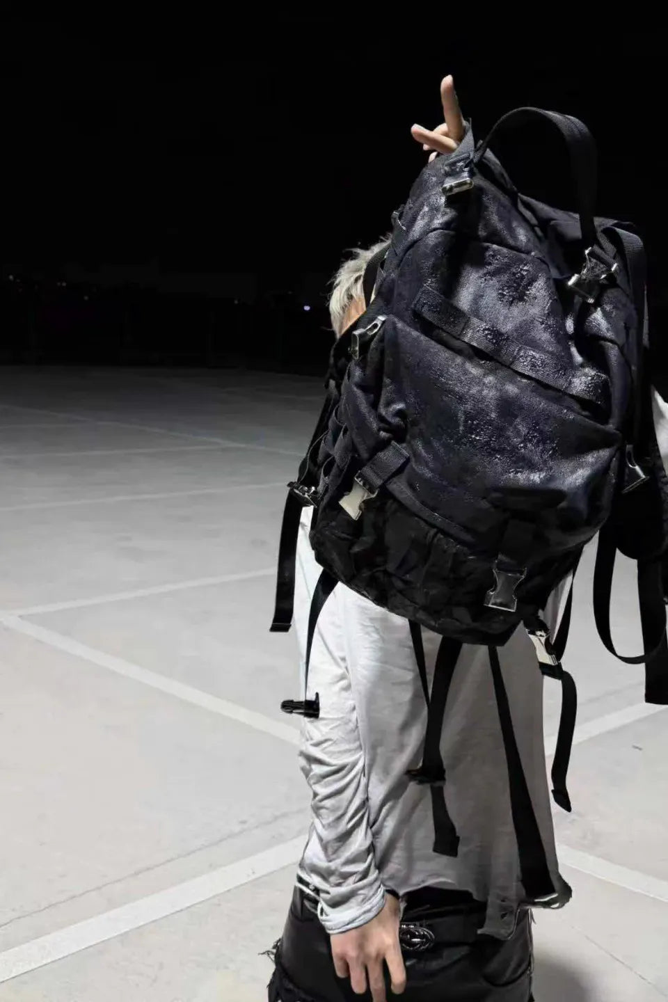 Cracked Texture Tactical Backpack