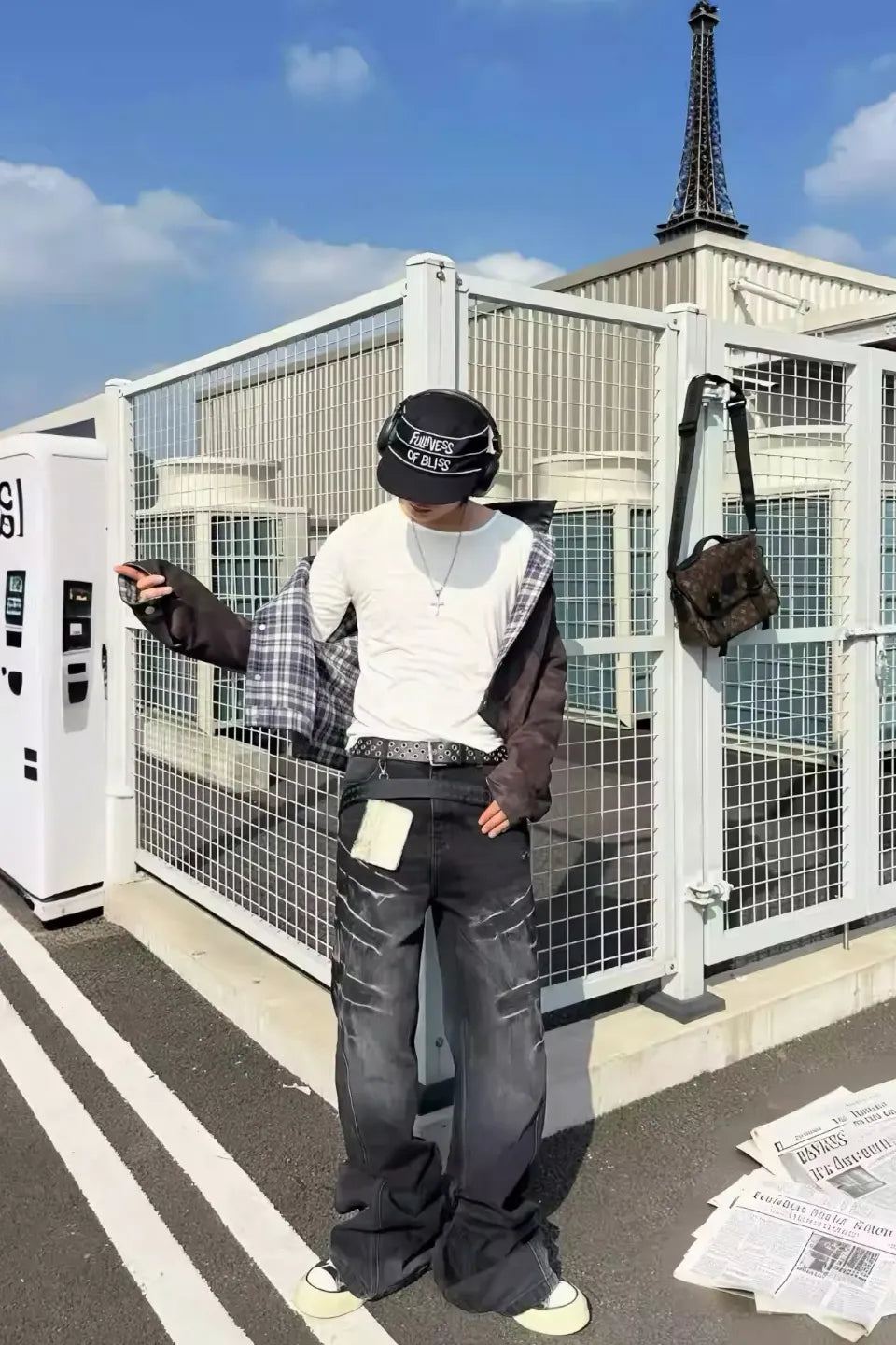 TH4SWE ザフォースウィ｜Cracked Whiskers Distressed Wash Flare